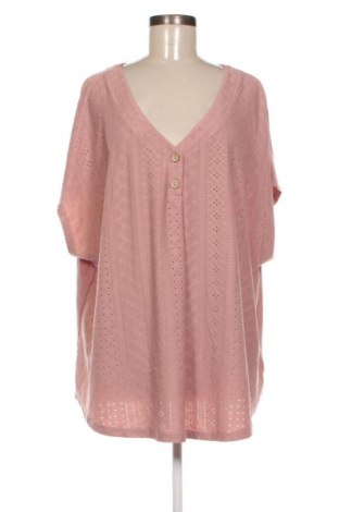 Dámská halenka SHEIN, Velikost 4XL, Barva Popelavě růžová, Cena  249,00 Kč
