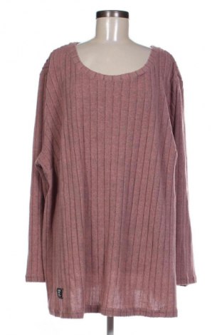 Damen Shirt SHEIN, Größe 5XL, Farbe Aschrosa, Preis 13,99 €