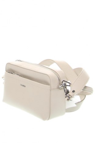 Γυναικεία τσάντα Calvin Klein, Χρώμα Εκρού, Τιμή 90,99 €