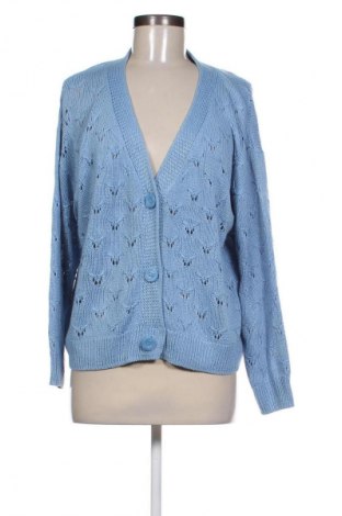 Damen Strickjacke Ever.me by Takko Fashion, Größe L, Farbe Blau, Preis 15,00 €