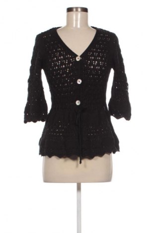 Damen Strickjacke Heine, Größe M, Farbe Schwarz, Preis 11,99 €