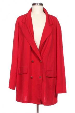 Damen Strickjacke SHEIN, Größe 4XL, Farbe Rot, Preis 20,99 €