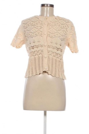 Damen Strickjacke Zara, Größe M, Farbe Beige, Preis 18,99 €