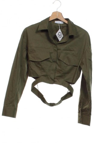 Damenbluse Bershka, Größe S, Farbe Grün, Preis € 17,99
