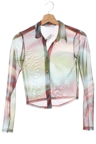 Cămașă de femei Bershka, Mărime XS, Culoare Multicolor, Preț 66,88 Lei