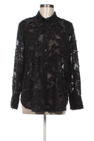 Cămașă de femei H&M, Mărime L, Culoare Negru, Preț 86,99 Lei