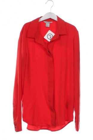 Γυναικείο πουκάμισο H&M, Μέγεθος XS, Χρώμα Κόκκινο, Τιμή 15,99 €