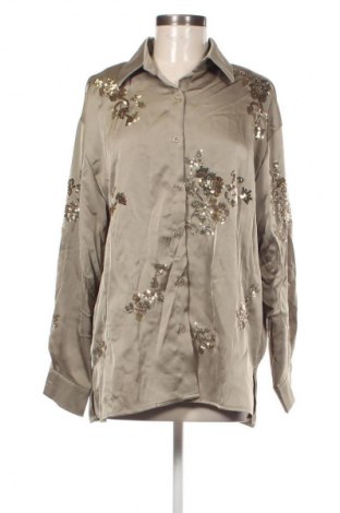 Γυναικείο πουκάμισο NEW COLLECTION, Μέγεθος M, Χρώμα Γκρί, Τιμή 17,99 €