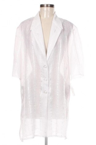Γυναικείο πουκάμισο Unbranded, Μέγεθος 4XL, Χρώμα Λευκό, Τιμή 20,46 €