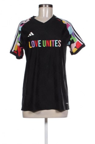 Damen T-Shirt Adidas, Größe M, Farbe Mehrfarbig, Preis 21,44 €