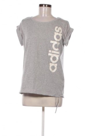 Damen T-Shirt Adidas, Größe M, Farbe Grau, Preis € 13,82