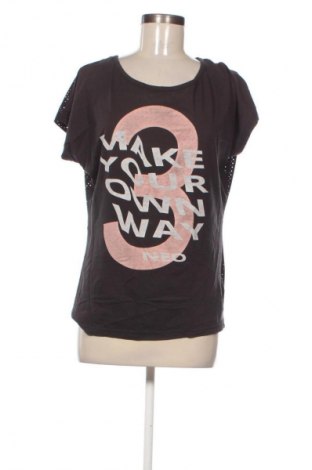 Damen T-Shirt Adidas Neo, Größe M, Farbe Grau, Preis € 37,00