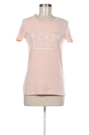 Дамска тениска Calvin Klein Jeans, Размер L, Цвят Розов, Цена 34,99 лв.