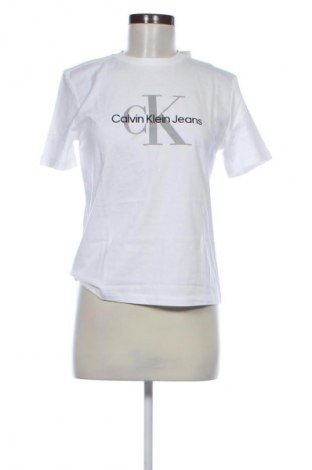 Tricou de femei Calvin Klein Jeans, Mărime XS, Culoare Alb, Preț 186,99 Lei