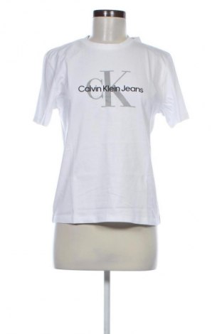 Дамска тениска Calvin Klein Jeans, Размер S, Цвят Бял, Цена 84,99 лв.