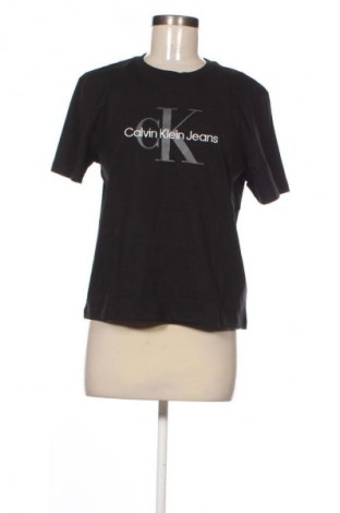 Γυναικείο t-shirt Calvin Klein Jeans, Μέγεθος M, Χρώμα Μαύρο, Τιμή 53,99 €