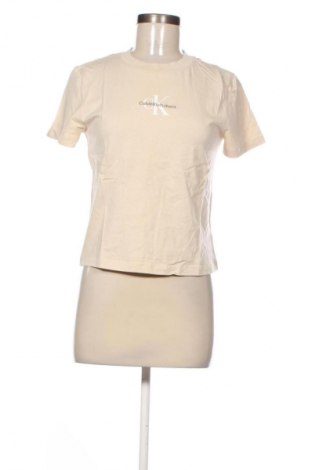 Dámské tričko Calvin Klein Jeans, Velikost M, Barva Béžová, Cena  869,00 Kč