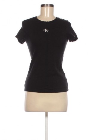 Damen T-Shirt Calvin Klein Jeans, Größe XS, Farbe Schwarz, Preis € 17,39