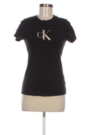 Γυναικείο t-shirt Calvin Klein Jeans, Μέγεθος S, Χρώμα Μαύρο, Τιμή 21,99 €