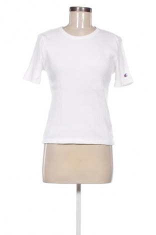 Γυναικείο t-shirt Champion, Μέγεθος XL, Χρώμα Λευκό, Τιμή 10,30 €