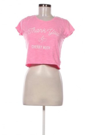Γυναικείο t-shirt Cropp, Μέγεθος M, Χρώμα Ρόζ , Τιμή 9,21 €