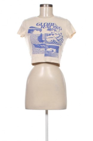 Γυναικείο t-shirt H&M Divided, Μέγεθος S, Χρώμα Εκρού, Τιμή 9,00 €
