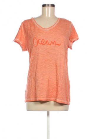 Damen T-Shirt Laura Torelli, Größe M, Farbe Orange, Preis € 9,00