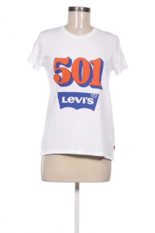 Γυναικείο t-shirt Levi's, Μέγεθος S, Χρώμα Λευκό, Τιμή 14,00 €