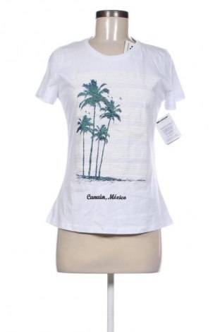 Γυναικείο t-shirt Missy, Μέγεθος M, Χρώμα Λευκό, Τιμή 14,38 €