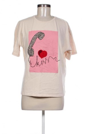 Γυναικείο t-shirt Mohito, Μέγεθος M, Χρώμα  Μπέζ, Τιμή 4,10 €