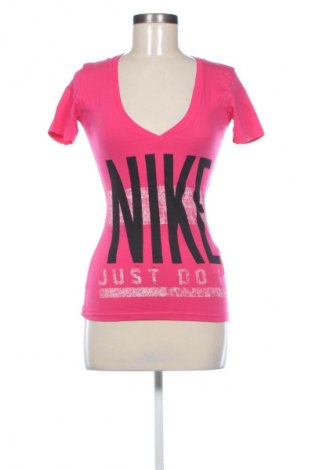 Damski T-shirt Nike, Rozmiar XS, Kolor Różowy, Cena 62,07 zł