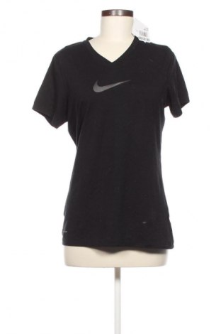 Γυναικείο t-shirt Nike, Μέγεθος L, Χρώμα Μαύρο, Τιμή 17,99 €