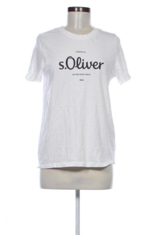 Damen T-Shirt S.Oliver, Größe M, Farbe Weiß, Preis 12,99 €