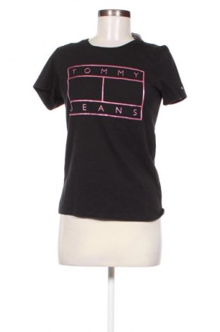 Damski T-shirt Tommy Jeans, Rozmiar S, Kolor Czarny, Cena 78,09 zł
