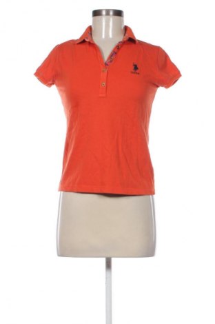 Damen T-Shirt U.S. Polo Assn., Größe S, Farbe Orange, Preis 20,97 €