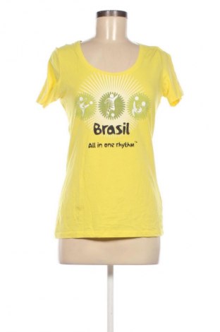 Γυναικείο t-shirt Unbranded, Μέγεθος M, Χρώμα Κίτρινο, Τιμή 9,18 €