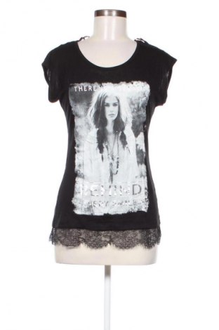 Γυναικείο t-shirt Yessica, Μέγεθος XS, Χρώμα Μαύρο, Τιμή 14,38 €