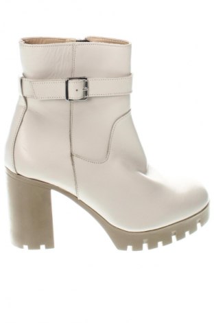 Damen Stiefeletten Unbranded, Größe 39, Farbe Ecru, Preis € 54,99