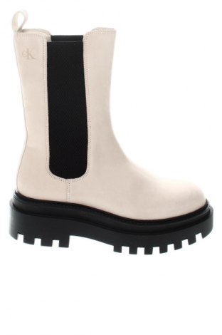 Дамски ботуши Calvin Klein Jeans, Размер 39, Цвят Екрю, Цена 214,99 лв.