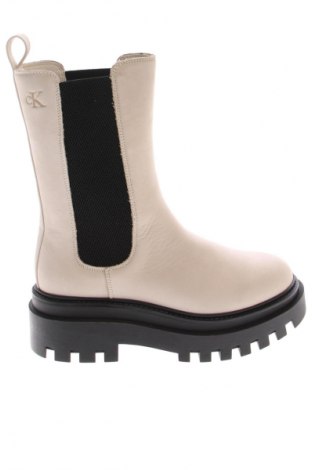 Cizme de damă Calvin Klein Jeans, Mărime 38, Culoare Bej, Preț 457,99 Lei