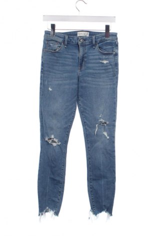 Blugi de femei Abercrombie & Fitch, Mărime M, Culoare Albastru, Preț 108,00 Lei