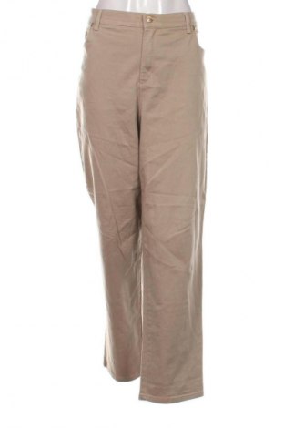 Damskie jeansy Amanda, Rozmiar XXL, Kolor Beżowy, Cena 70,99 zł