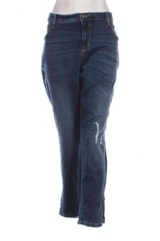 Damskie jeansy Ava & Viv, Rozmiar 3XL, Kolor Niebieski, Cena 95,99 zł