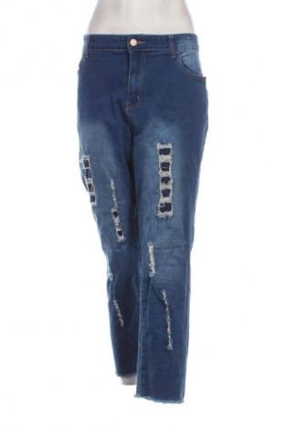 Blugi de femei Bamboo, Mărime XXL, Culoare Albastru, Preț 100,99 Lei