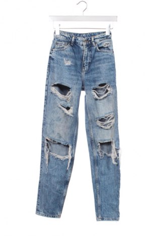 Dámské džíny  Bershka, Velikost XS, Barva Modrá, Cena  580,00 Kč