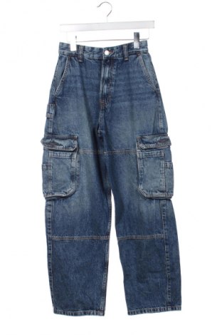 Dámské džíny  Bershka, Velikost XXS, Barva Modrá, Cena  329,00 Kč
