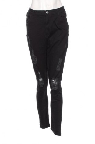 Női farmernadrág Boohoo, Méret XXL, Szín Fekete, Ár 3 249 Ft