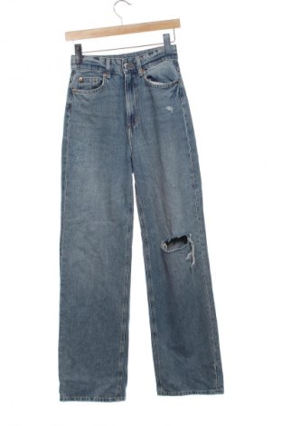 Dámske džínsy  H&M, Veľkosť XS, Farba Modrá, Cena  14,77 €