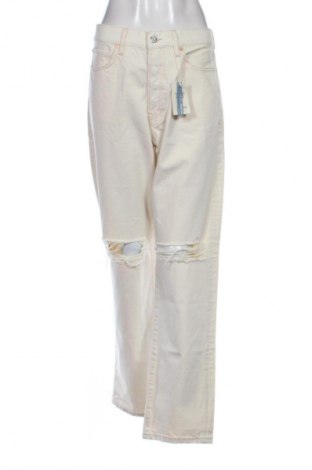 Damen Jeans Mango, Größe M, Farbe Ecru, Preis 39,39 €