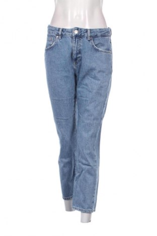 Blugi de femei Pull&Bear, Mărime M, Culoare Albastru, Preț 126,32 Lei